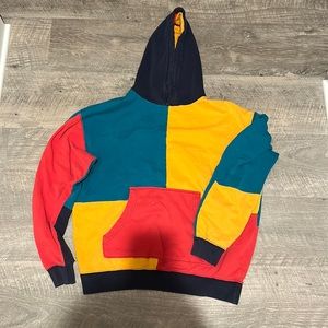 Mens - Unisex Urban Outfitters Cotton Colorblock Hoodie